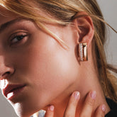DEMI PAVE' TEGOLA EARRINGS